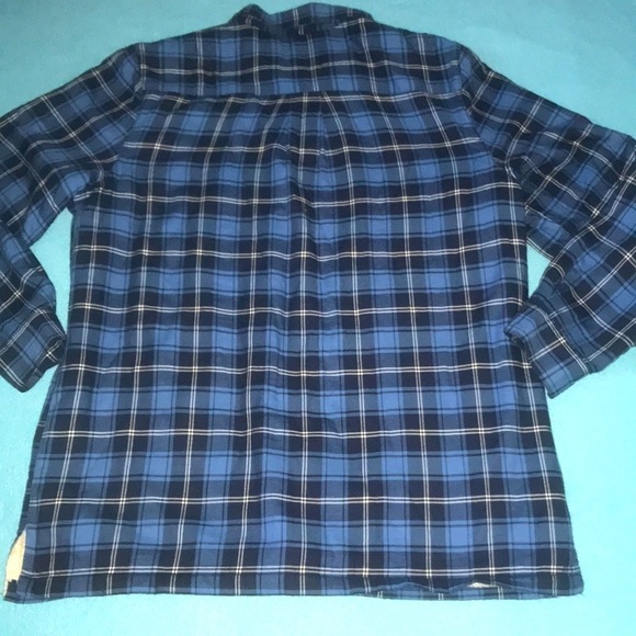 L.L. BEAN fleece lined button up long sleeve flannel cozy shacket NEW size S - Picture 3 of 12